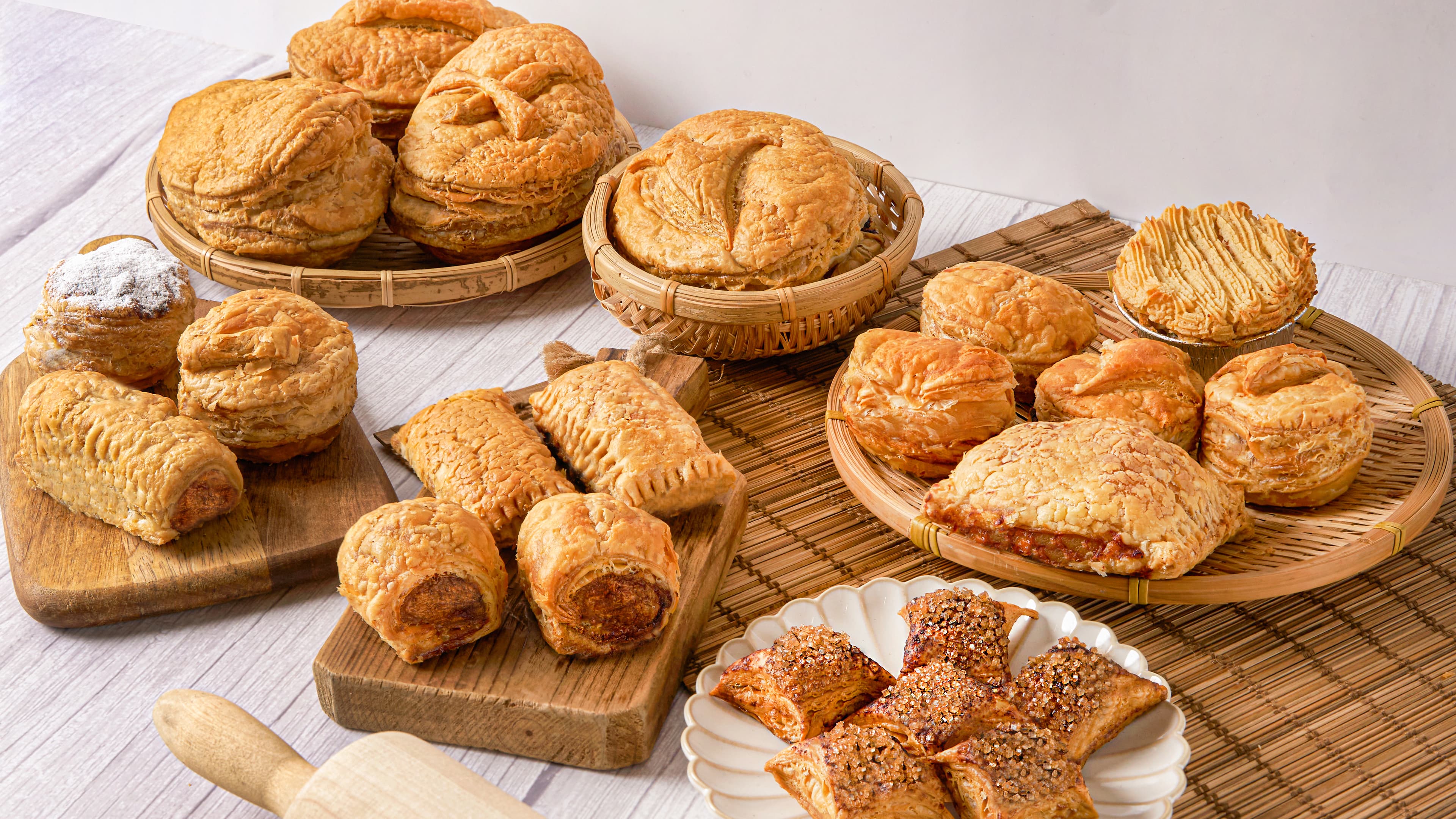 Assorted homemade cottage pies